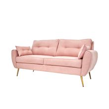Sofá de 3 Plazas Alterego Boho Rosa