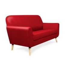 Sofá de 2 Plazas Alterego Grimaldi Rojo