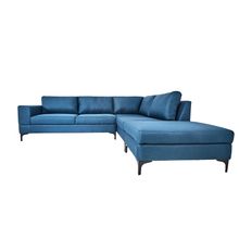 Sofá Escuadra Derecha Alterego Niagara Azul Navy