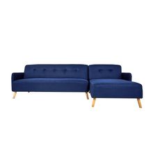Sofá Cama en Escuadra Derecha Alterego Efaistos Azul