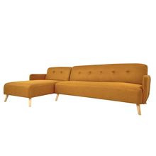 Sofá Cama en Escuadra Izquierda Alterego Efaistos Amarillo