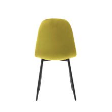 Silla de Comedor Alterego Paxton Terciopelo Mostaza