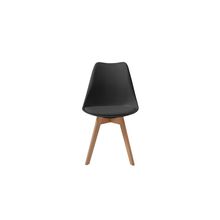 Silla de Comedor Helsinki Vinipiel Negro