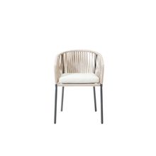 Silla de Exterior con Cojín Alterego Mikonos Beige