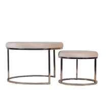 Set de Taburetes Alterego Piano Beige