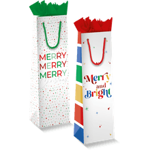 Bolsa para Botella de Vino Granmark Navidad Frases Varios Modelos 1 pieza