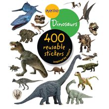 Stickers Hachette Eyelike Dinosaurs