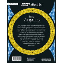 Libro Arte Antiestrés Para Colorear Disney Colección Vitrales Alicia En El País De Las Maravillas