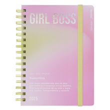 Agenda Semanal 2025 Mooving Dictio Pastel Varios Modelos 1 pieza