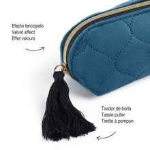 Lapicera Miquel Rius British Bloom Terciopelo Azul