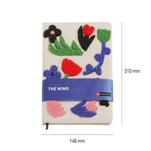 Cuaderno A5 Hojas Blancas Miquel Rius Leaves In The Wind Toalla 80 hojas