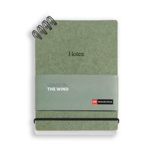 Libreta A6 Rayado Miquel Rius Leaves In The Wind Espiral 80 hojas