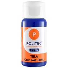 Pintura Acrílica Politec Hobby Tela 1310 Azul Cobalto 30ml