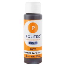 Pintura Acrílica Politec Hobby Mate 304 Sombra Café 60ml