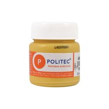 Pintura Acrílica Politec 327 Amarillo Claro 30ml