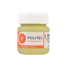 Pintura Acrílica Politec 329 Amarillo Pastel 30ml