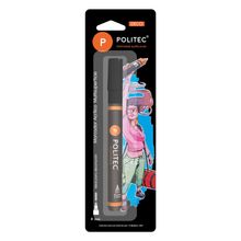 Marcador Acrílico Politec 302 Negro Intenso 4mm