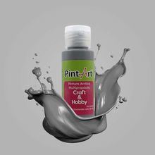 Pintura Acrílica Pint Art Multipropósito Gris 60ml