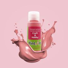 Pintura Acrílica Pint Art Multipropósito Rosa Medio 60ml