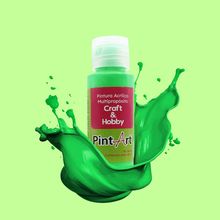 Pintura Acrílica Pint Art Multipropósito Verde Neón 60ml