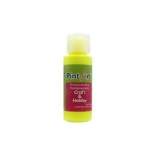 Pintura Acrílica Pint Art Multipropósito Amarillo Neón 60ml