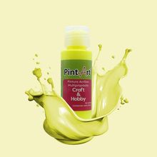 Pintura Acrílica Pint Art Multipropósito Amarillo Neón 60ml