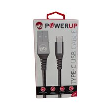 Cable USB a USB-C Circuit City Gris 1.8m
