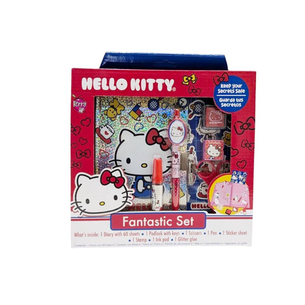 Set de Diario Berry Hip Hello Kitty 8 piezas | Sets de Actividades ...