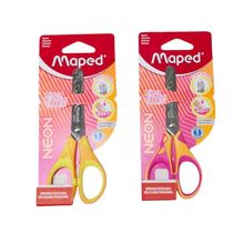 Tijeras Escolares Maped Essentials Soft Neón 13 cm Varios Colores 1 pieza