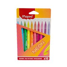 Plumones Maped Neón 10 piezas