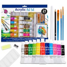 Set de Arte Berry Hip Pinturas Acrílicas 21 piezas