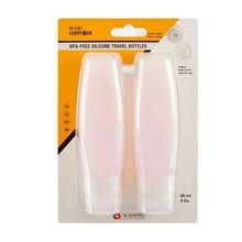 Botellas de Viaje Miami Carry On Silicón Rosa 2 piezas