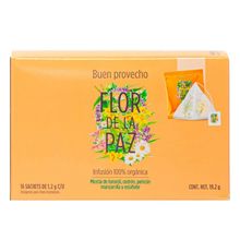 Té Flor de la Paz Buen Provecho 16 sobres 19.2gr