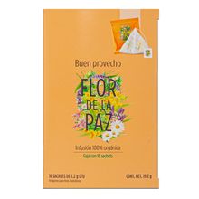 Té Flor de la Paz Buen Provecho 16 sobres 19.2gr