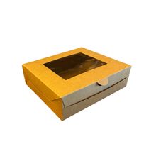 Cajas de Cartón con Ventana Autoarmable 21x18x6cm 100 piezas