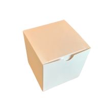 Cajas de Cartón Autoarmable Cubo Blanca 10x10x10cm 100 piezas