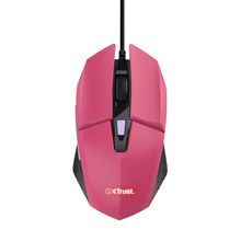 Mouse Alámbrico Gamer Trust Gaming GXT109P Felox Rosa