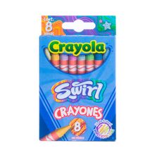 Crayones Crayola Swirl 8 piezas