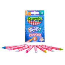 Crayones Crayola Swirl 8 piezas
