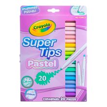 Plumones Crayola Super Tips Pastel 20 piezas