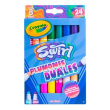 Plumones Duales Crayola Swirl 8 piezas