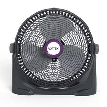 Ventilador de Piso 2 en 1 Navia Vortex Forza Negro 18 pulgadas
