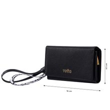 Billetera Para Mujer Donata 2.0 Mediana Negra