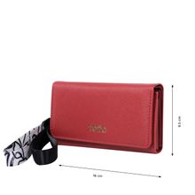Billetera Para Mujer Donata 2.0 Mediana Roja