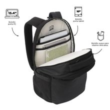 Mochila Ergonómica Grande Porta Laptop 15.4 21 L Steif Ino