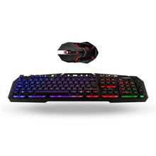 Teclado y Mouse Gamer Alámbricos con Luz LED