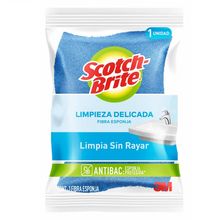 Fibra Esponja 3M Scotch Brite Cero Rayas Azul
