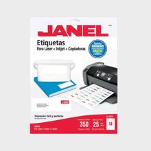 Etiqueta Adhesiva Laser Janel 34x102mm 350 piezas