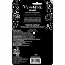 Bolígrafos de Gel Retráctiles Paper Mate InkJoy Punto Mediano Metallic 6 piezas