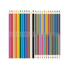 Lápices de Colores Paper Mate Unipunta y Doble Punta 24 piezas